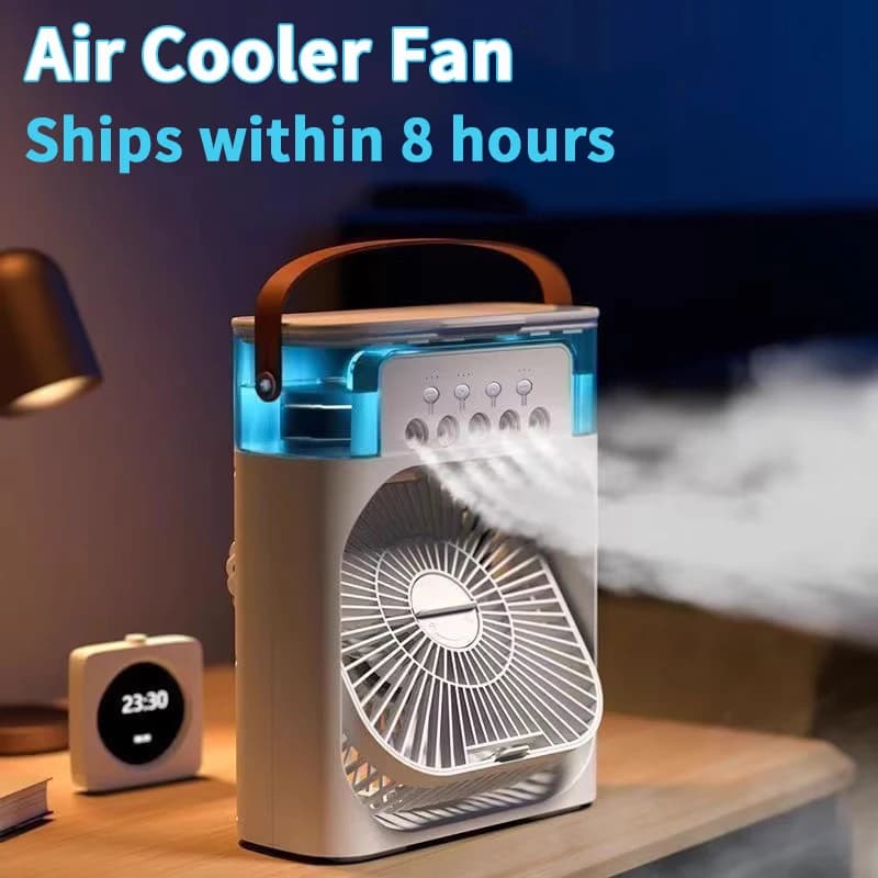 Mini USB ventilátor s LED svetlom