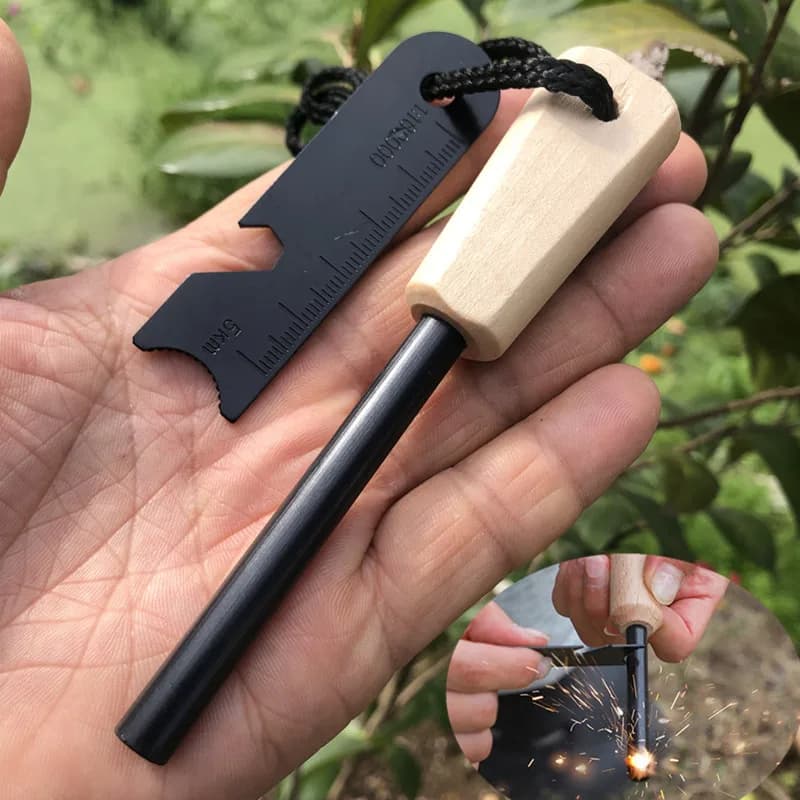 Magnesium Fire Starter s Nožom