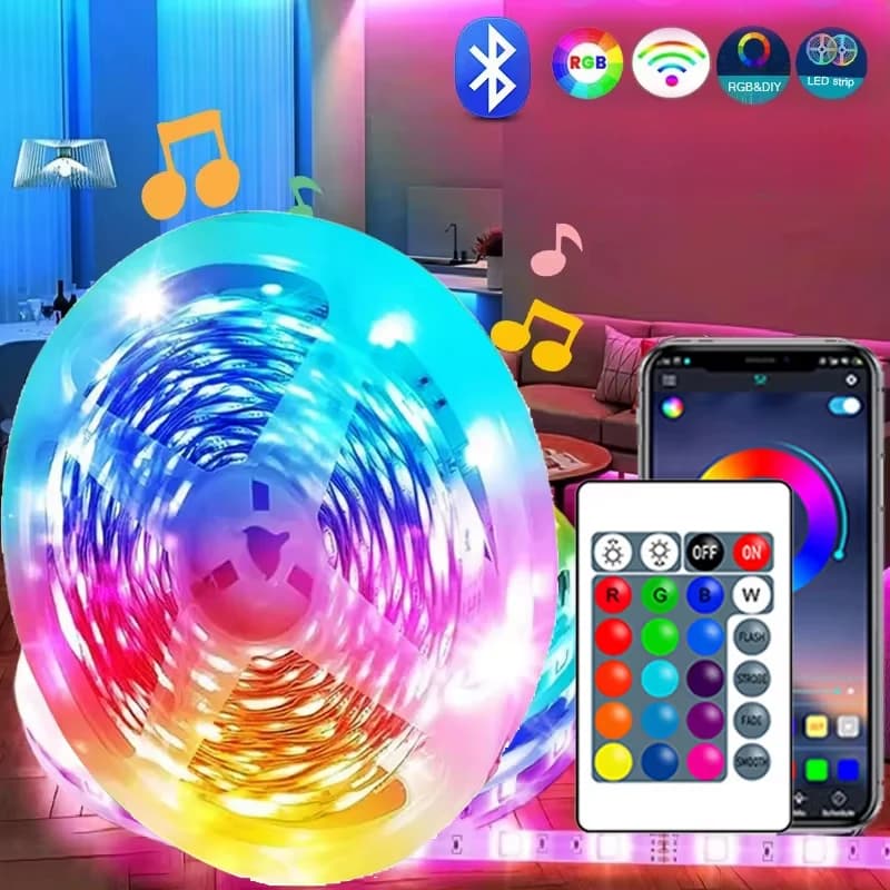 LED pásy s hudobnou synchronizáciou