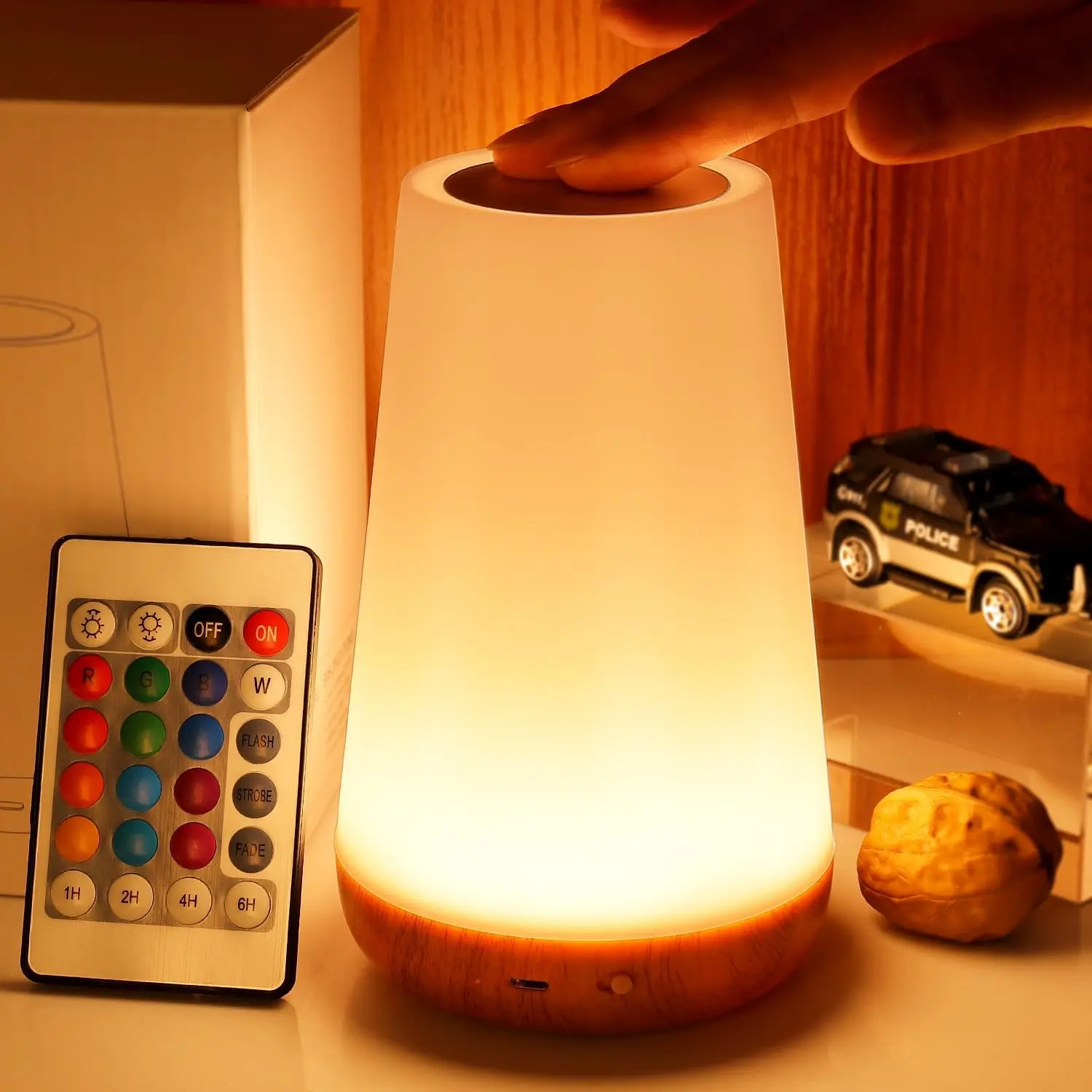 RGB lampa s dotykovým ovládaním